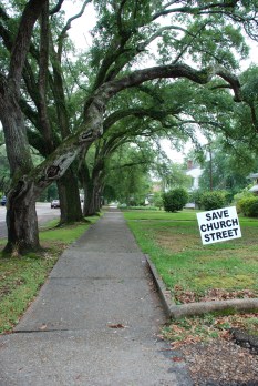Church Street under the live oaks, Port Gibson