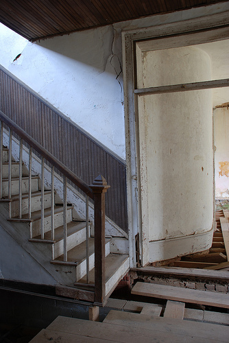 chalmers Chalmers Institute (1837), stairs--I always like to get a good stair shot