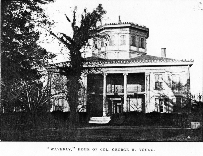 Waverley, as seen in Libscomb's 1909 History of Columbus