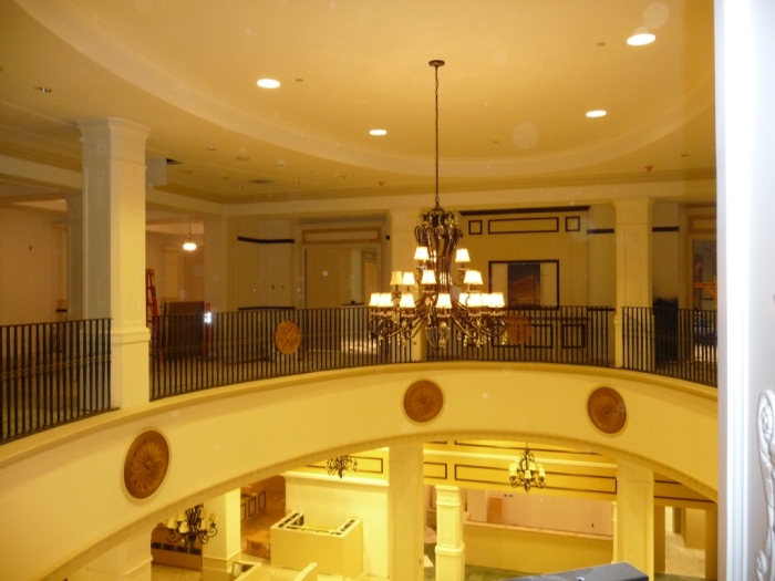2nd floor balcony overlooking main lobby