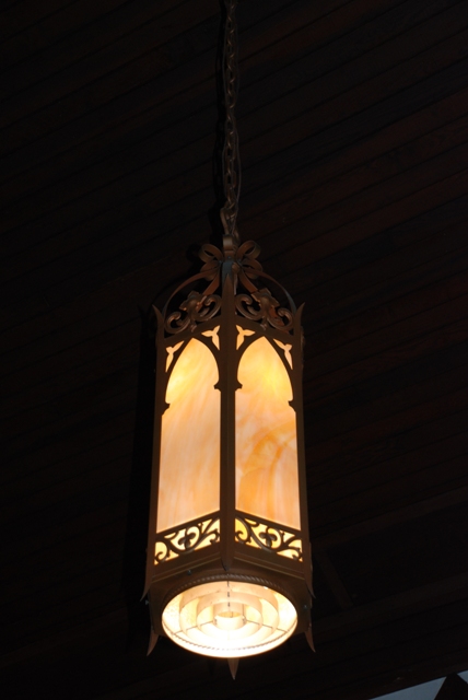 light fixture, Carrollton Methodist Church (1885)