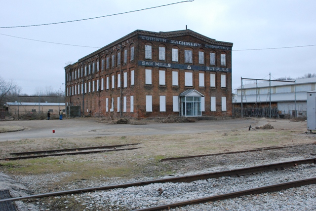 Corinth Machinery Building (1869). Oldest industrial building in Mississippi. Finally collapsed after years of neglect in January 2012.