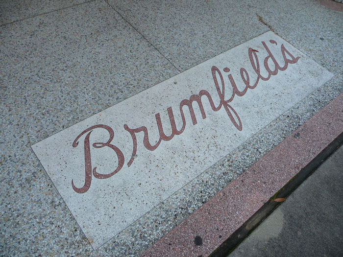 Brumfields, Pascagoula. This classic 1950s downtown department store was demolished in Jaunary 2013.