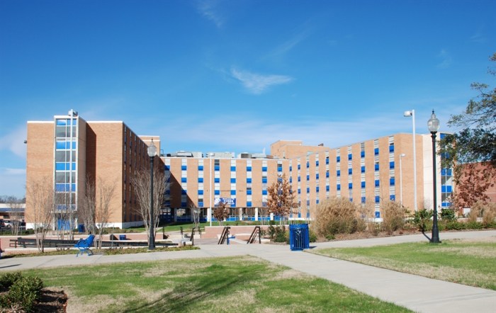 Alexander Hall, Jackson State University (1963). Designated Mississippi Landmark Jan. 20, 2012. Photo by  S. Tietz, MDAH, 1-8-2009.