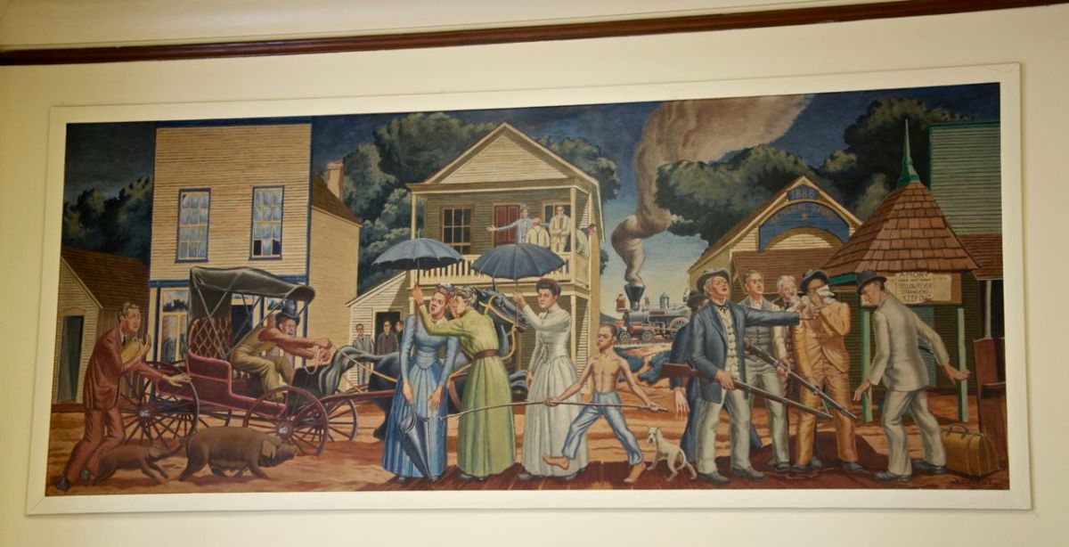 Suzassippi’s Mississippi Amory Post Office Mural Preservation in