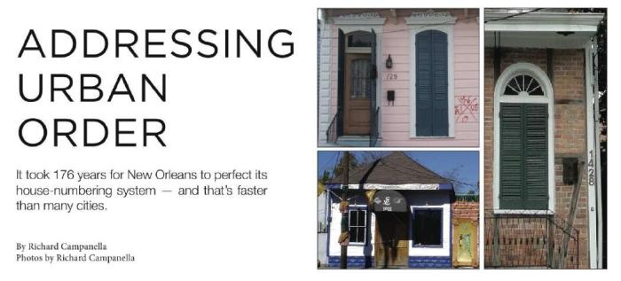 Addressing Urban Order Cover