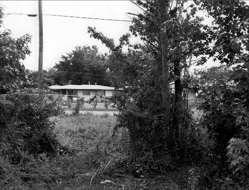 Medgar Evers House as seen from the vantage point of Byron de la Beckwith. Photo via A Tribute to Medgar Evers