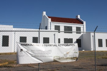 Hawkins Field Terminal Building is awaiting the next phase of its transformation.