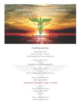 Invitation to TUCC Event