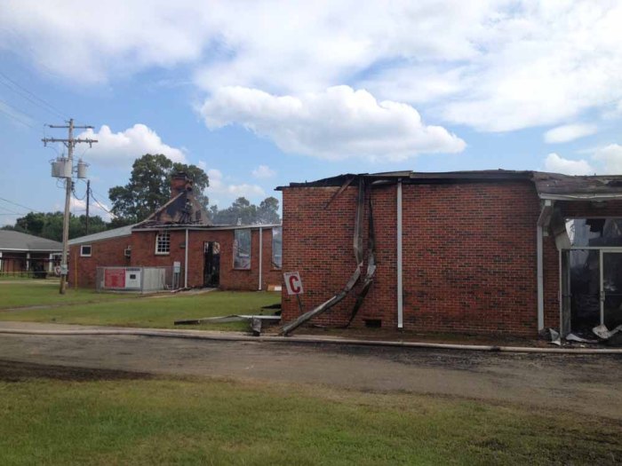 Houlka School Burns Preservation in Mississippi