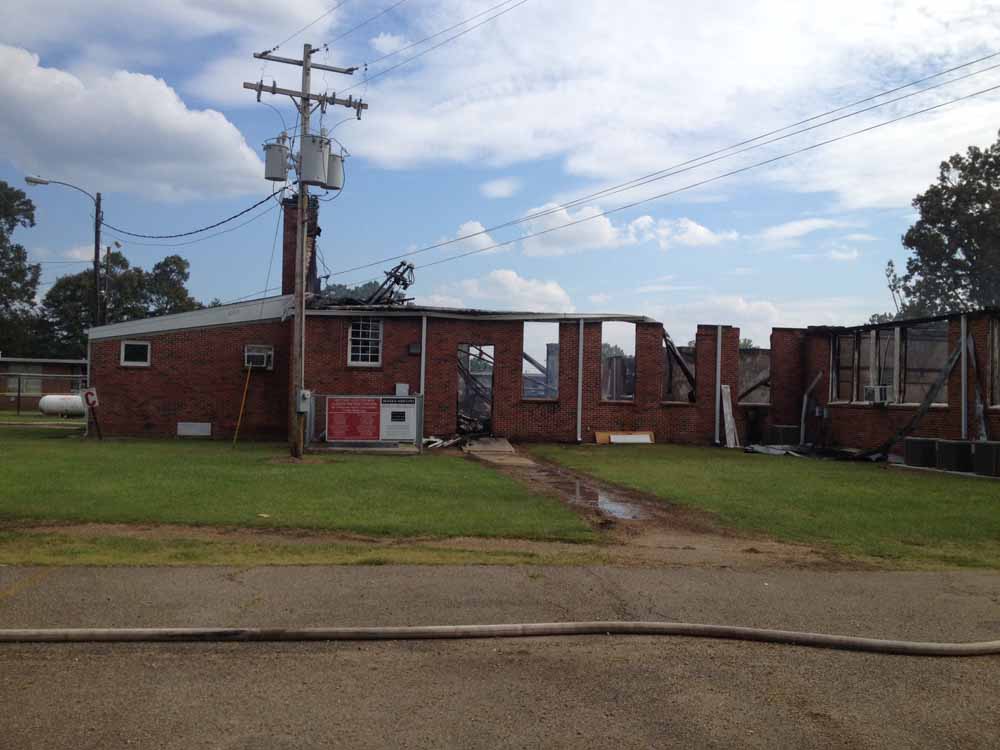 Houlka School Burns Preservation in Mississippi