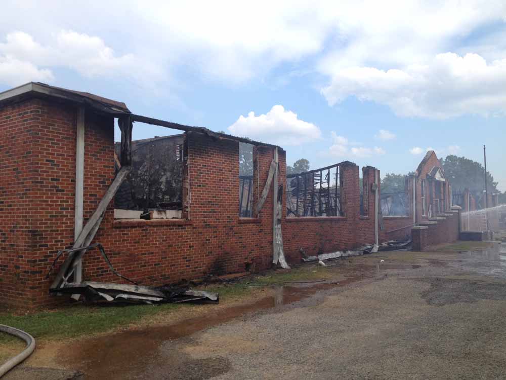 Houlka School Burns Preservation in Mississippi