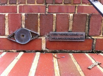 Hurricane Camille high watermark Glenn Swetman house Biloxi Harrison county. aug 26 2013