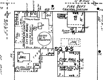 Jackson Gas Light Co. City Gas Works Nov. 1918