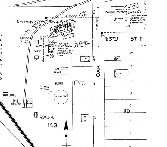 Biloxi Feb 1925 Sanborn Southwestern Gas & Elec Co.