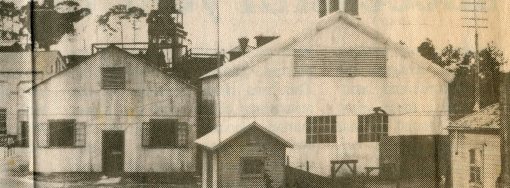 Generator Room (right), Engine room (left). Gulf Coast Gas Company, Biloxi Walter Fountain Collection-Local History and Genealogy Department- Biloxi Public Library.