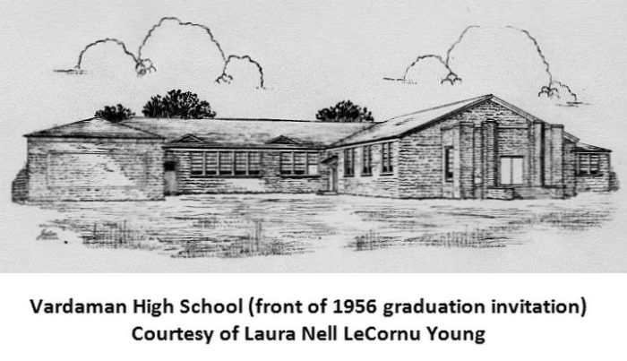 Retrieved from Vardaman History Project http://www.vardaman-history-project.us/vhsimages/vhsfrontof1956invitation.jpg