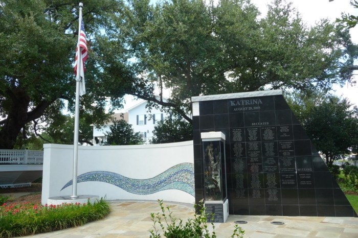 Mississippi Katrina Memorial. Biloxi MS 08-23-2015