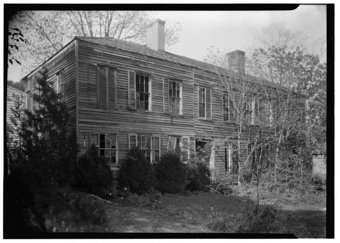 GENERAL REAR VIEW (SOUTHWEST ELEVATION) - Hope Farm (Villa), Auburn Avenue & Homochitto Street, Natchez, Adams County, MS. James Butters, Photographer April 8, 1936.