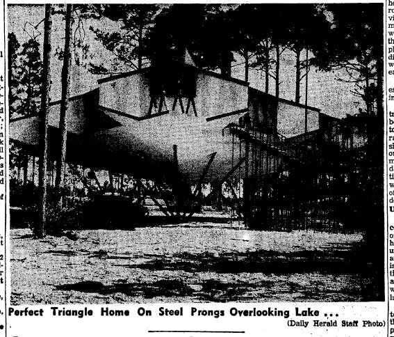 Gutman House Gulfport Harrison County by Daily Herald June 25, 1960