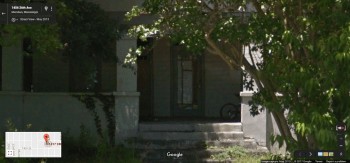 Leaded Glass Front Door 1417 26th Ave., Meridian, Google Street View, May 2013