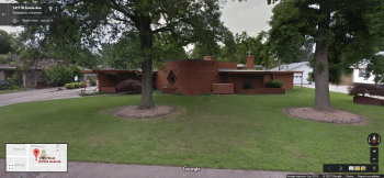 Tweedy House, 1411 West Emma Avenue, Springdale, Arkansas, Google Street View