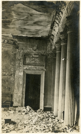 High Court or Errors and Appeals (2nd floor, rear apse), view to south. Photo by T.F. Laist. Original photo at Miss. Department of Archives and History.