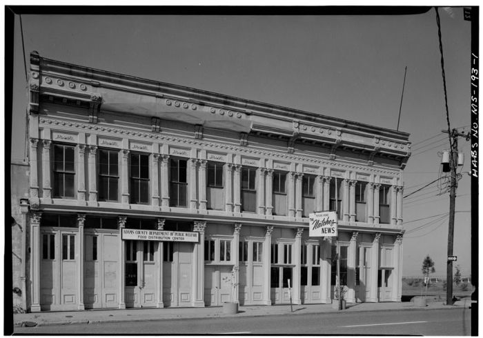 Cast iron store front Natchez