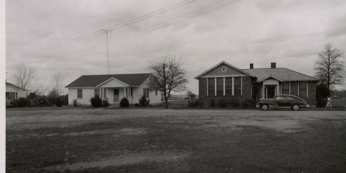 Home Economics building and teacherage