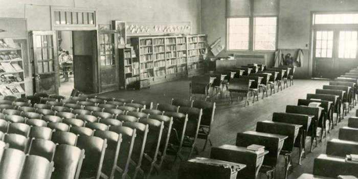 Coxburg library and auditorium